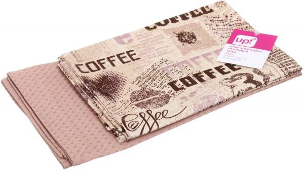 Набір рушників вафельних Кава 45x60 см кавовий 