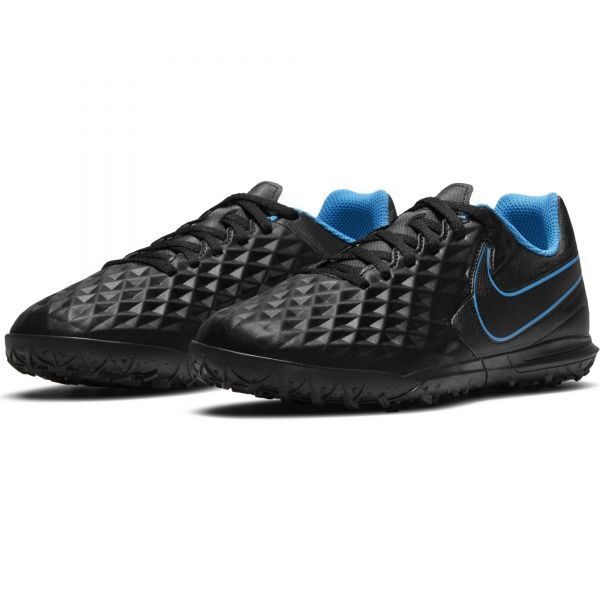 Сороконожки Nike Jr. Tiempo Legend 8 Club TF AT5883-090 р. US 5,5Y черный