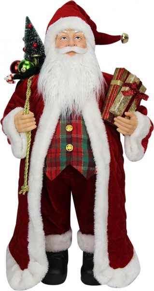 Декорация новогодняя Art Trend Creation Limited Дед Мороз классический ST24-91581 60 см 