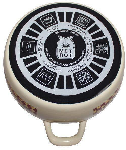 Кастрюля эмалированная 