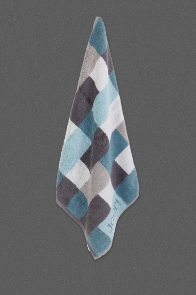 Полотенце махровое Mosaic 50x100 см графит Cawo 