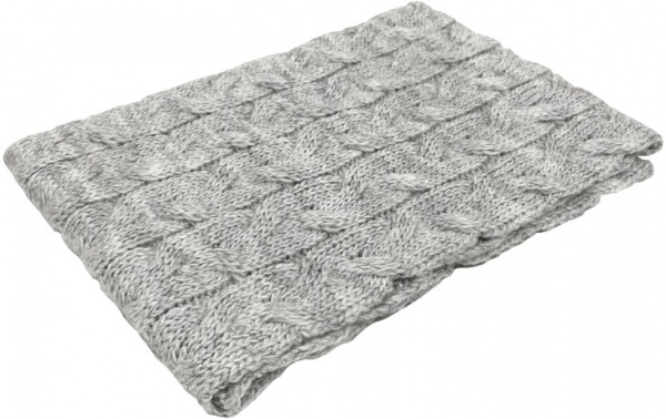 Снуд ART KNIT р.17х100 см серый 