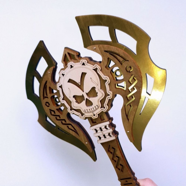 Оружие игрушечное Сувенир Декор Топор Череп (SCULL)