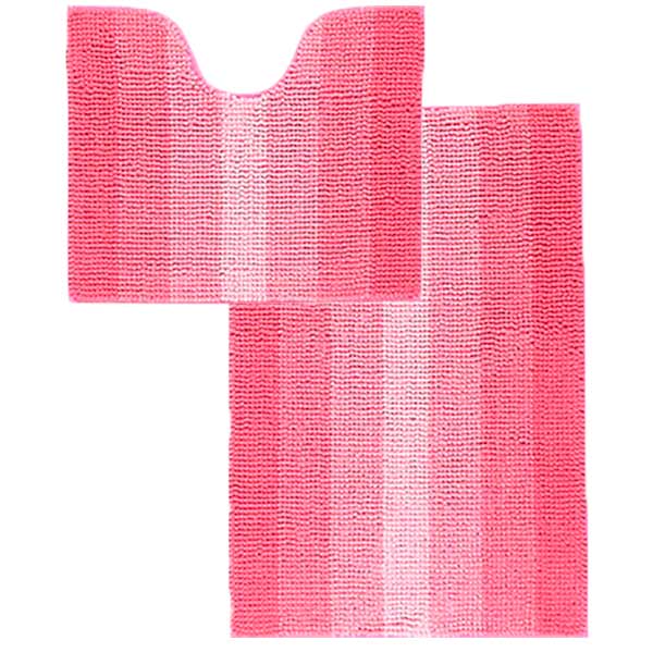 Набір килимків Dariana Махрамат рожевий