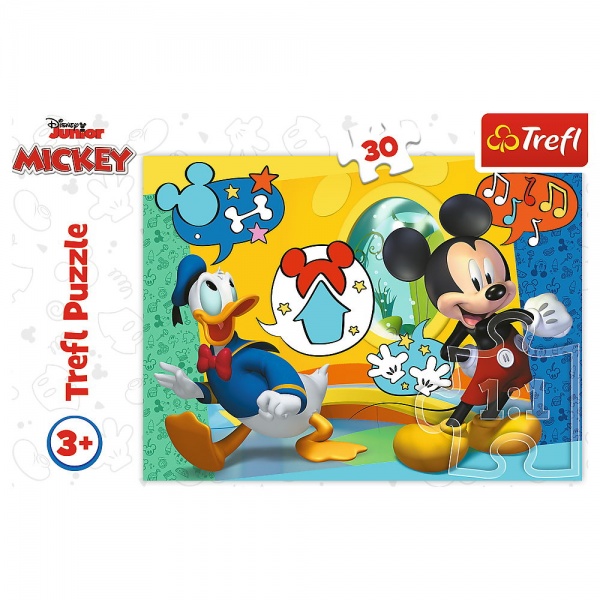 Пазл Trefl 30 Disney Фанклуб Микки 3+ 18289