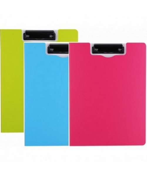 Папка-планшет EF75002 мiкс A4 пластик RIO 2.0мм foam pp Deli 