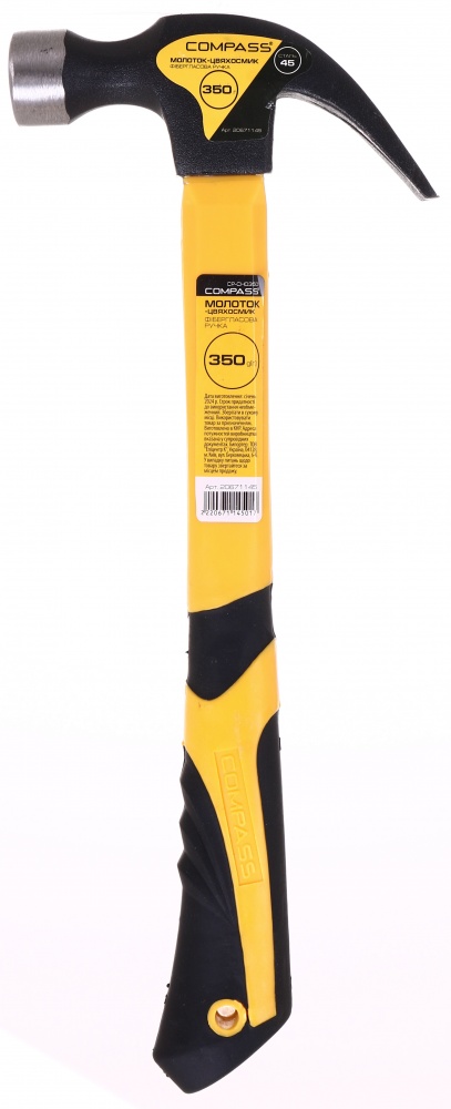 Молоток столярный Compass 350 г CP-CH0350