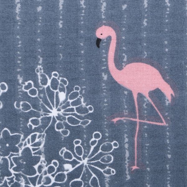 Комплект постільної білизни Flowers and Flamingo 1,5 сірий 