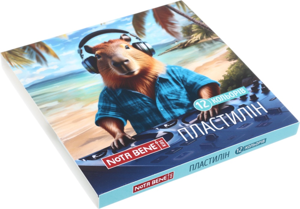 Пластилин 12*20 г, Capybara Nota Bene