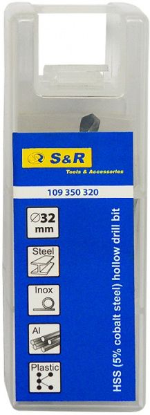 Коронка S&R по металлу 32 мм Meister