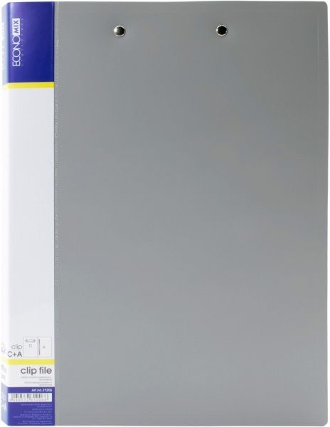 Папка E31206 CLIP A С с двумя прижимами Economix