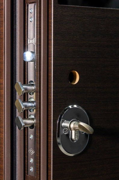 Дверь входная Булат Гарант 514 венге горизонт темный 2050x850 мм левая