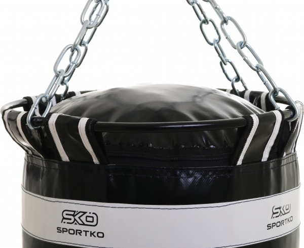 Боксерский мешок SPORTKO 100x35 см 40 кг черный