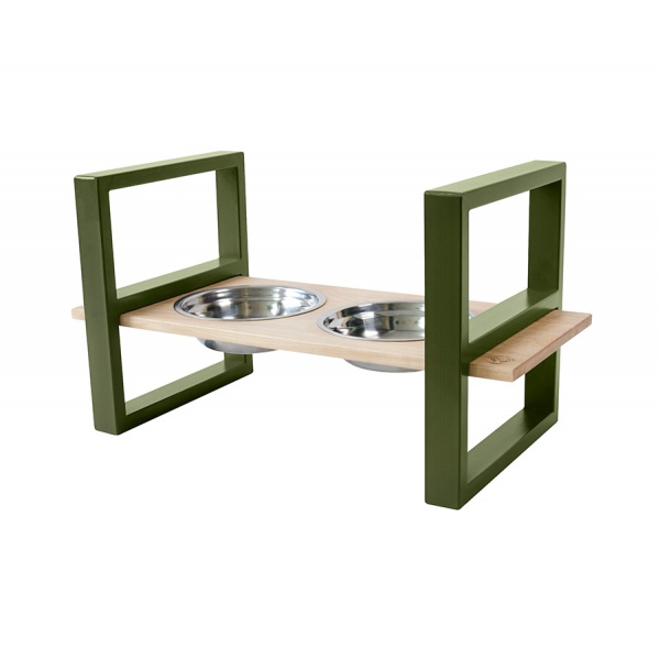 Миска подвійна 10 центів для Джека №1 L/XL 2х1250 мл хакі