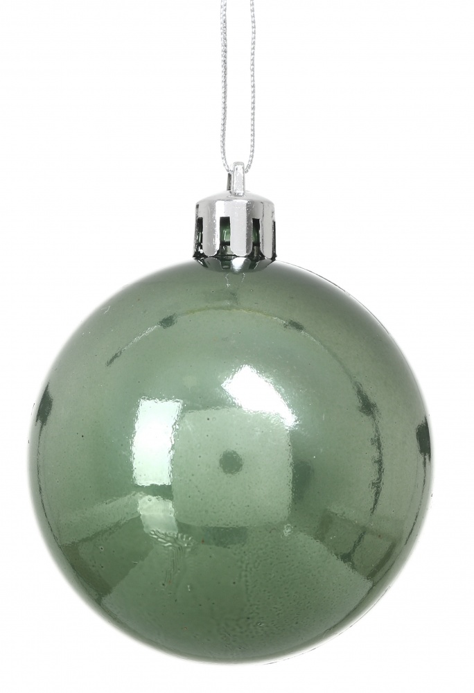 Набір ялинкових куль Ексклюзив винно-золото-зелений d 60 мм 100 шт./уп.