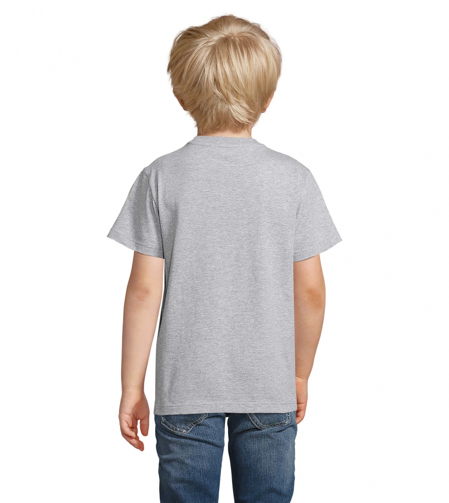 Футболка для мальчиков Sol's REGENT KIDS р.98/104 серый меланж 1197035004A