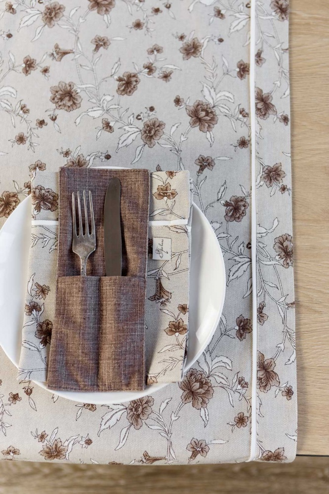 Чехол для приборов Прованс Сappuccino Коричневый 10x24 см