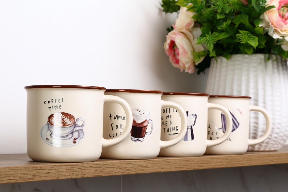 Чашка Fiora Retro Coffee 355 мл