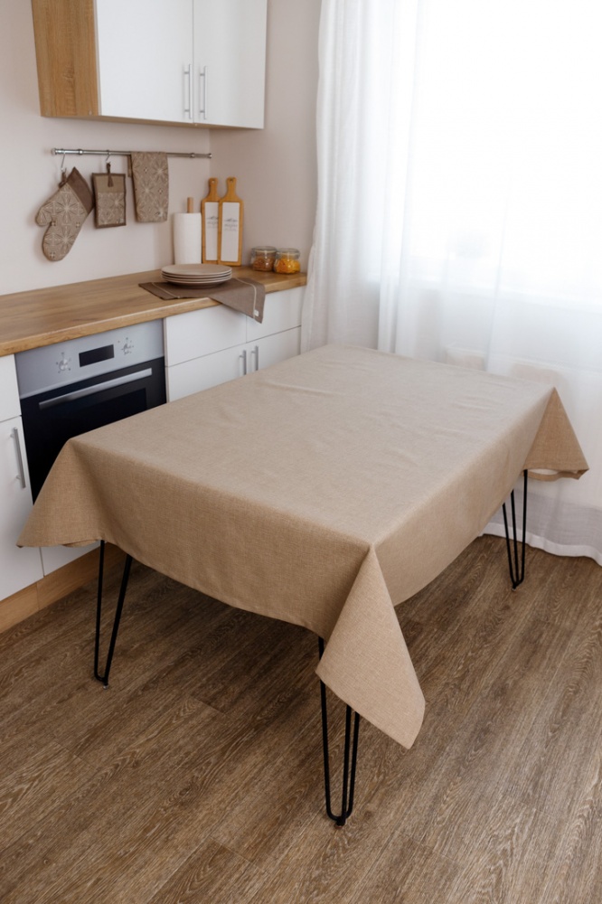 Скатертина Кориця Мокко 133x133 см Прованс