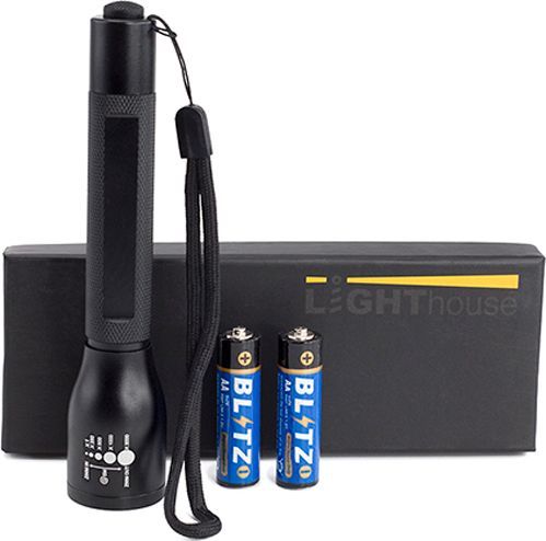 Фонарик Lighthouse, Bond черный