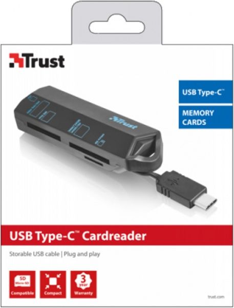 Кардрідер Trust USB Type-C 20968