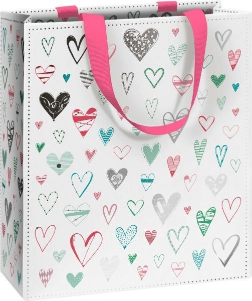 Пакет подарочный Fania rose 18х8х21 см STEWO