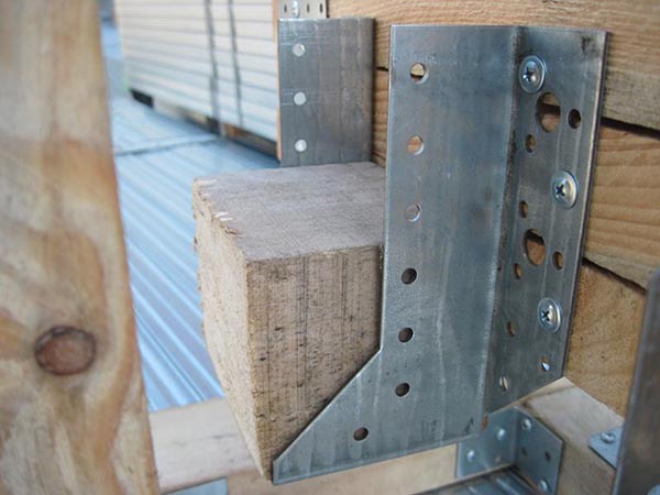 Крепление балки Профсталь балки раздвижное левое 75x32x128 мм 2 мм