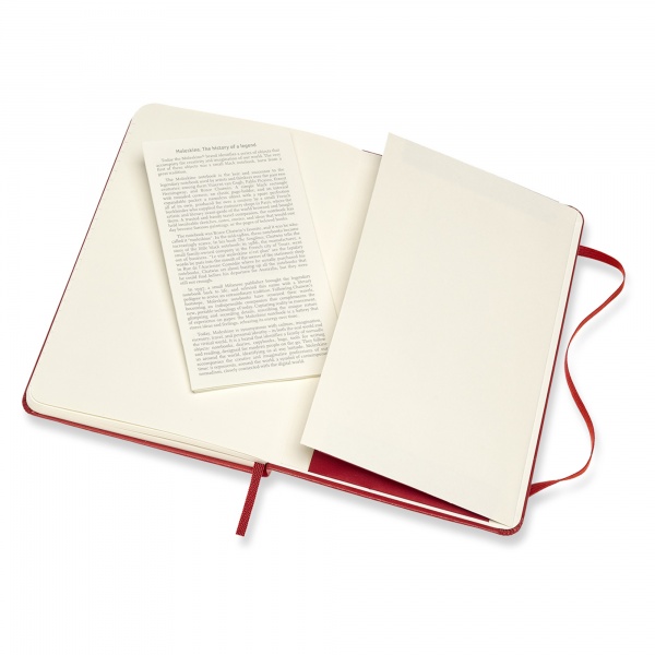 Блокнот для записей Classic 11,5х18 см линия красный QP050F2 Moleskine