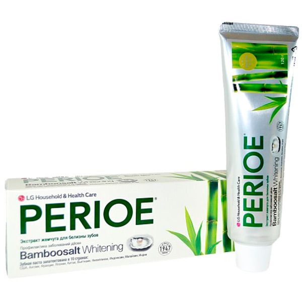Зубна паста Perioe Бамбукова сіль відбілююча 120 г