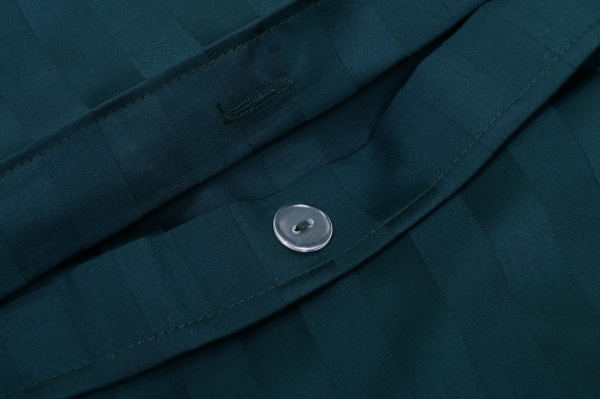 Комплект постільної білизни Mishalle євро темно-зелений Ideal 