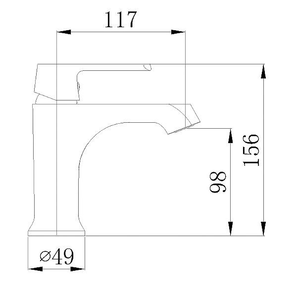 Смеситель для умывальника Mixxen Конкорд MXKL1200