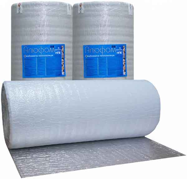 Полотно Normaizol фольгированное самоклеющееся алюфом НПЭ 5 мм