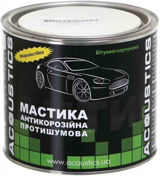 Мастика Acoustics битумно-каучуковая 2 кг