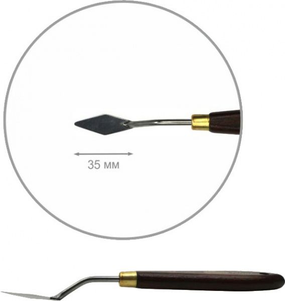 Мастихин Classic ромб мини № 42 3,5 см ROSA Gallery 