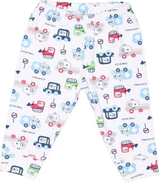 Пижама для мальчиков Фламинго р.80 белый 