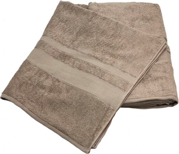 Простынь махровая 200x220 см бежевый ТЕКС 