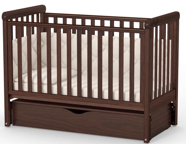 Кроватка детская Veres ЛД12 орех 12.3.1.7.03