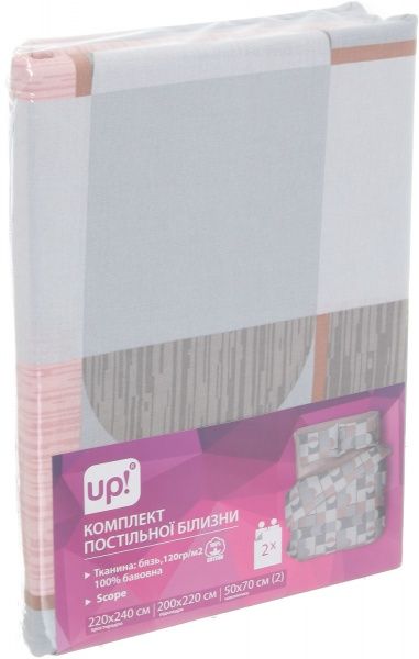 Комплект постельного белья Scope 2 разноцветный UP! (Underprice) 