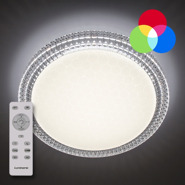 Світильник світлодіодний Luminaria R405 40 Вт прозорий/білий 3000-6000 К AKRILIKA SOTA 40W RGB 