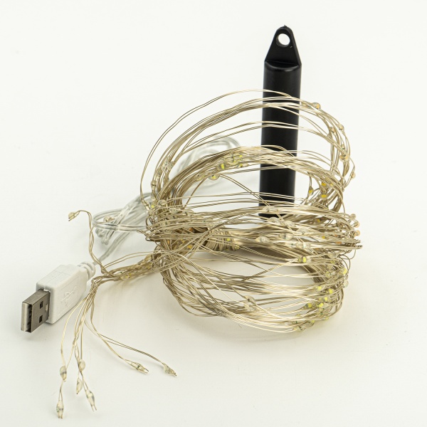 Декоративная гирлянда Altalusse (INL-2107U-200 Multicolor) встроенный светодиод (LED) 200 ламп 2 м 