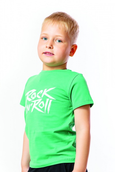 Футболка для мальчиков KOSTA р.98–104 зеленый 0538-8 