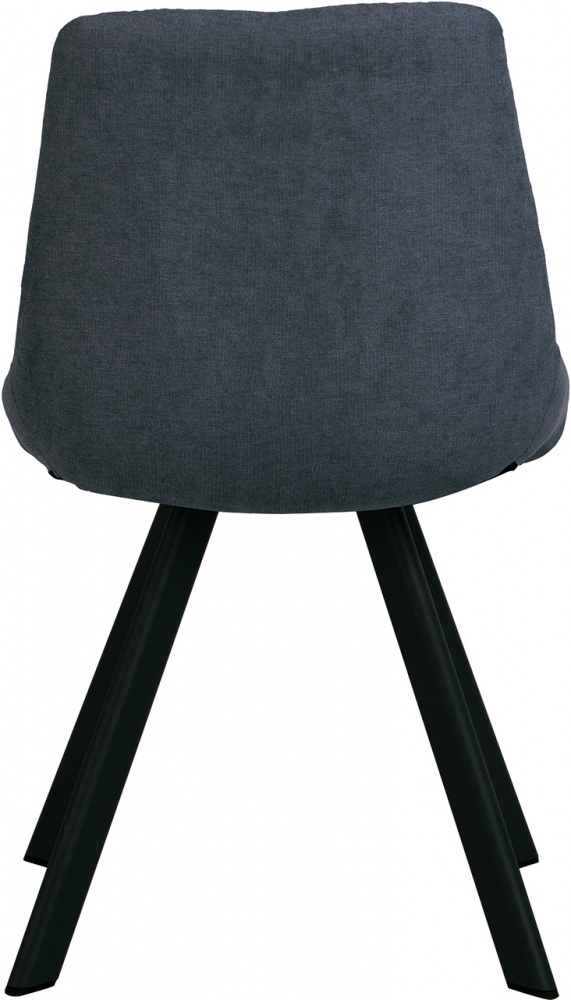 Стул Nowy Styl NICOLE 4L BLACK (BOX-2) SQR (CH) SORO-95 темно-серый / черный