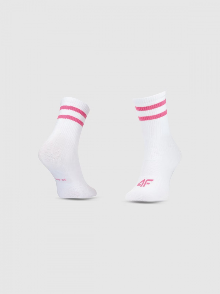Шкарпетки 4F SOCKS CAS F346 (3pack) 4FJWSS25USOCF346-90S р.32-34 білий