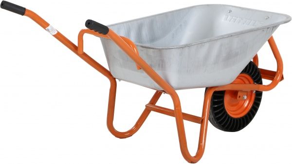 Тачка садовая Vitals одноколесная 100/180К оранжевая 43676