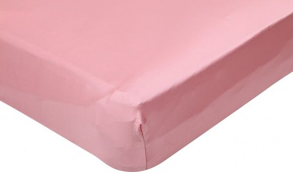 Простынь на резинке Bamboo 180x200 см розово-оранжевый La Nuit 