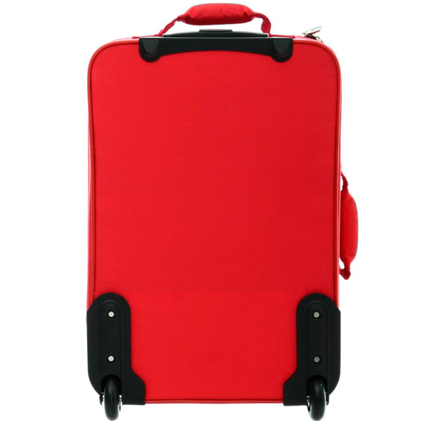 Чемодан Underprice 1022NC красный с серой полоской 51х35х17 см