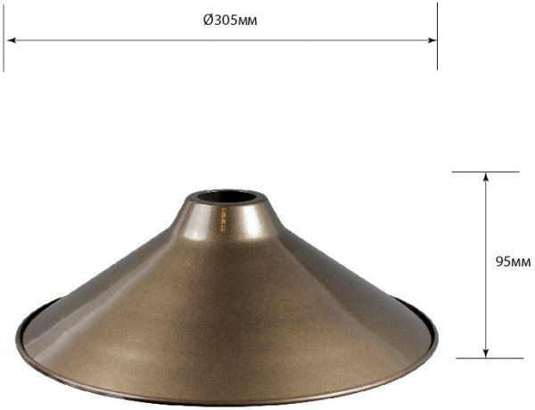Плафон Loft PLC 411 Светкомплект бронза