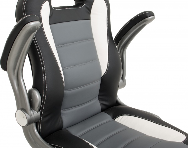 Кресло Nowy Styl Racer Eco-30/Eco-70/Eco-50 черно-серый 