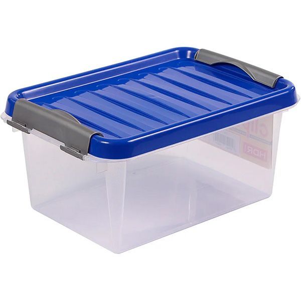 Ящик для зберігання поліпропіленовий Heidrun 602_синій ClipBOX light 8 л 160x225x330 мм