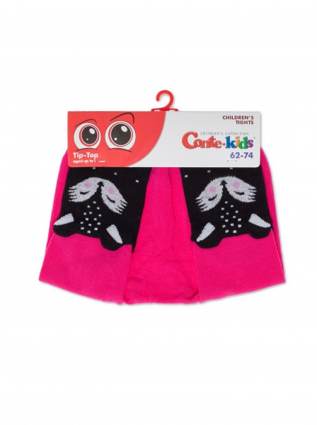 Колготки унисекс Conte-Kids TIP-TOP 17С-60СП 573р.92-98 черный-фиолетовый 